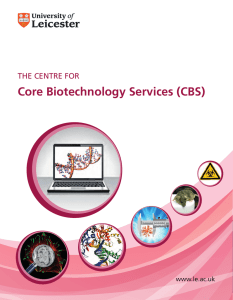 Core Biotechnology Services (CBS)