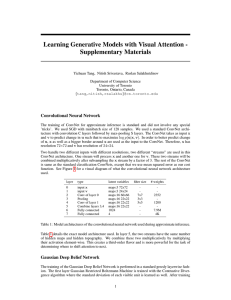 Learning Generative Models with Visual Attention
