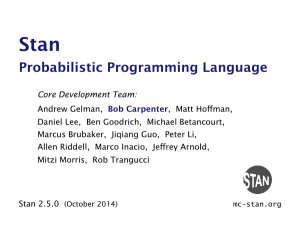 Probabilistic Programming Language