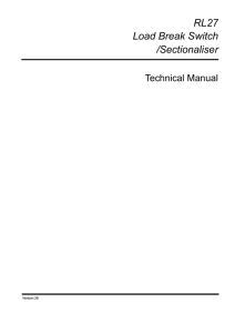 RL27 Load Break Switch /Sectionaliser