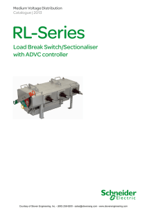 Schneider Electric RL Series Load Break Switch/Sectionaliser w