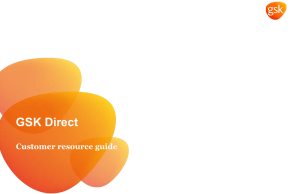 GSKDirect Customer Resource Guide