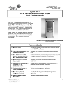 System 350 P352P Electronic Proportional Plus