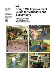 Rough Mill Improvement Guide for Managers and