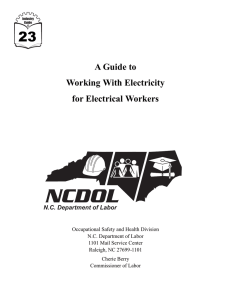 Working With Electricity NEW_Machine Safeguarding