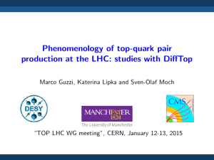 Phenomenology of top-quark pair production at the LHC: studies