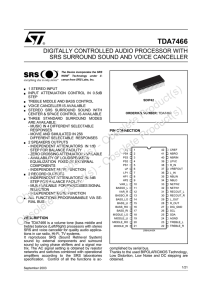 TDA7466 - STMicroelectronics