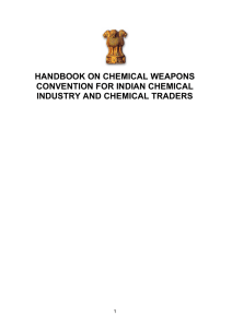 HANDBOOK ON CHEMICAL WEAPONS CONVENTION FOR