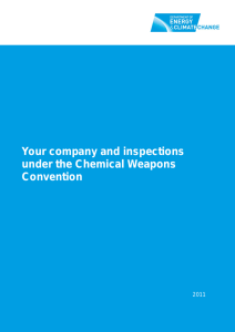 Your Company and Inspections under the Chemical