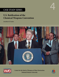 US Ratification of the Chemical Weapons Convention