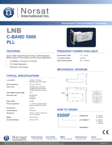 C-BAND 5000 PLL 5500F - Norsat International Inc