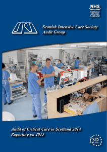 Audit of Critical Care in Scotland 2014 Reporting on 2013