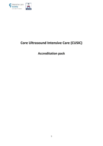 Critical Care Ultrasound Accreditation