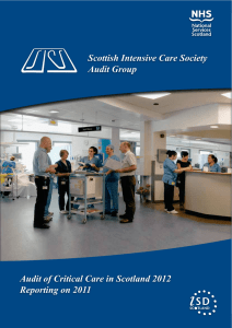 Scottish Intensive Care Society Audit Group Audit of Critical Care in
