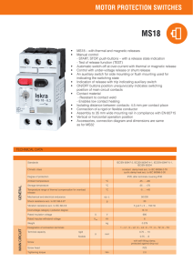 motor protection switches