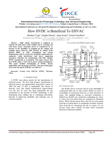 How HVDC is Beneficial To EHVAC