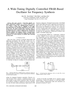 A Wide-Tuning Digitally Controlled FBAR