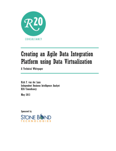 Creating an Agile Data Integration Platform using Data Virtualization