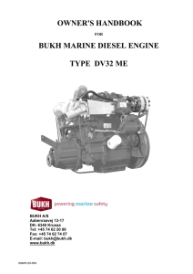 owner`s handbook bukh marine diesel engine type dv32 me