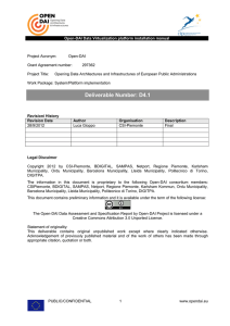 Open-DAI Data Virtualization platform installation manual