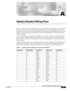 Industry-Standard Wiring Plans