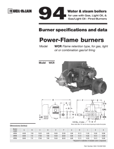 Power-Flame WCR 550-110-330 - Weil