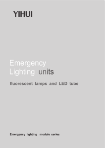 Emergency Lighting units