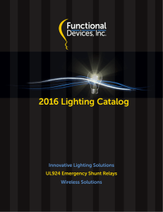 the 2016 Lighting Controls Catalog