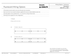 Fluorescent Wiring Options