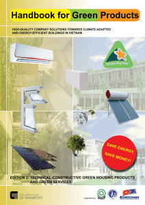 Handbook for Green products and green services 2013