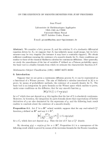 On The Existence Of Smooth Densities For Jump Processes