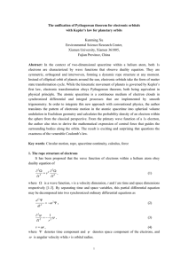 On the unification of Pythagorean theorem for electronic