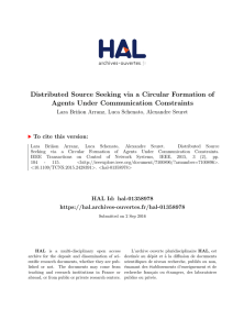 Distributed Source Seeking via a Circular Formation of Agents