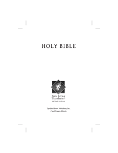 Holy Bible, New Living Translation