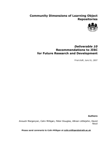 Recommendations for Future Research and Development