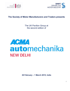 Automechanika New Delhi_India2015_application form SMMT UK
