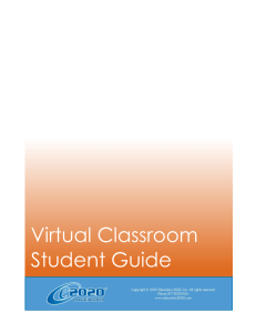 Virtual Classroom Student Guide