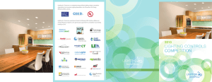 2013 Lighting Controls Award Brochure