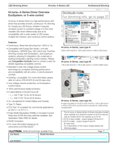 Lutron Hi-Lume A-Series LED Driver