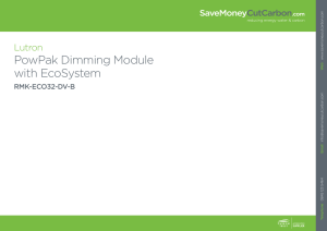 PowPak Dimming Module with EcoSystem