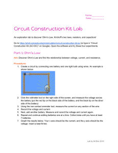 Circuit Construction Kit Lab