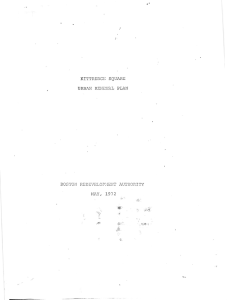 Page 1 . ` / · KITTREDGE SQUARE URBAN RENEt·.rAL PLAN