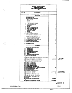 2004 TX Rate Case