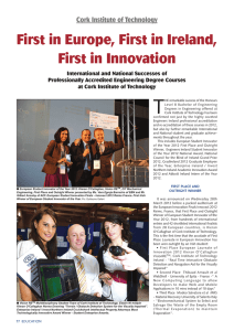 magazine article - Cork Institute of Technology