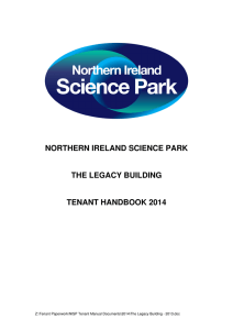 NORTHERN IRELAND SCIENCE PARK THE LEGACY BUILDING