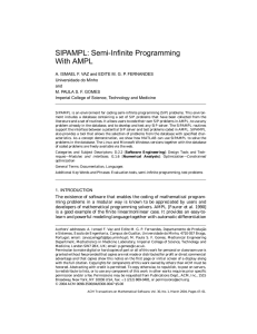 SIPAMPL: Semi-Infinite Programming With AMPL