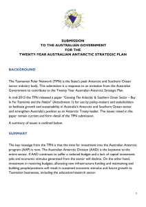 20 Year Australian Antarctic Strategic Plan — Australian Antarctic