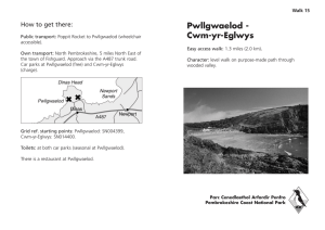 Pwllgwaelod - Cwm-yr-Eglwys - Pembrokeshire Coast National Park