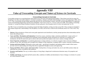 Appendix VIII: Value of Crosscutting Concepts and Nature of