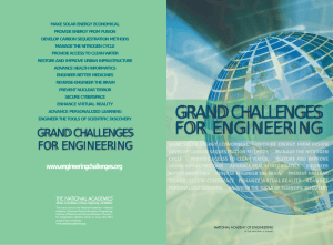 Grand Challenges Report - Grand Challenges for Engineering